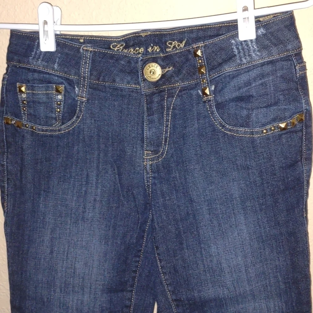Grace In LA Premium Slim Cut Jeans Size 7